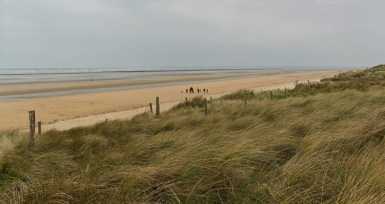 Utah Beach, the westernmost D-Day landing beach on the Cotentin coast