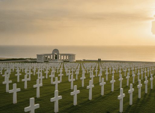 American Cemetery at Normandy D-Day memorial